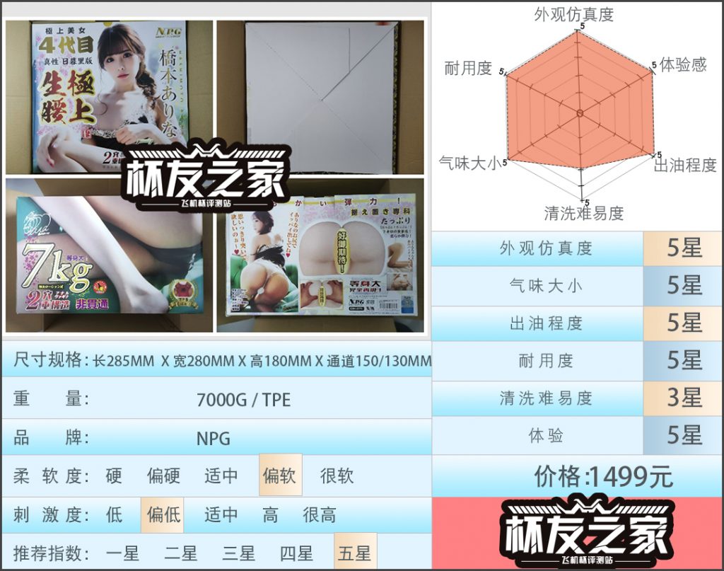 “极上美女—桥本有菜” NPG极上生腰四代桥本有菜（经典臀模）评测/5星推荐[db:副标题]