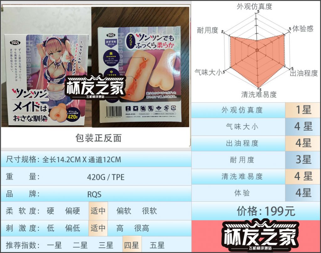 rqs傲娇女仆飞机杯评测[db:副标题]